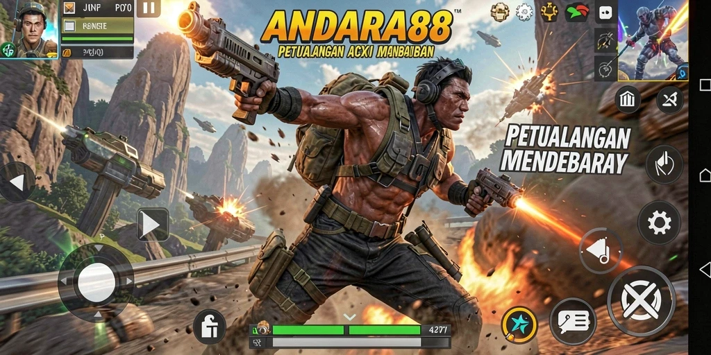 Screenshot gameplay menampilkan aksi mendebarkan di ANDARA88.