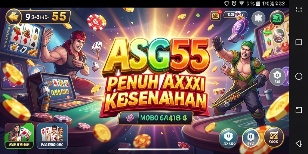 Tampilan gameplay menarik dari ASG55 dalam dunia Kasino.