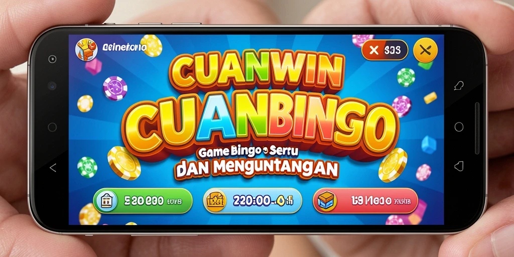 Tampilan menarik dari gameplay Bingo di CUANWIN.