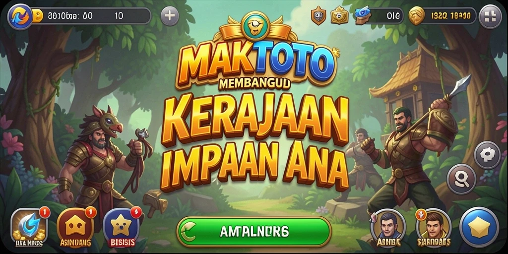 Tampilan gameplay MAKTOTO yang menarik dan mendalam.