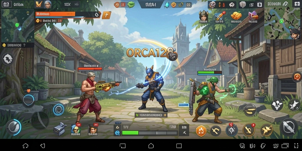 Tampilan antarmuka ORCA128 yang sederhana namun efektif.