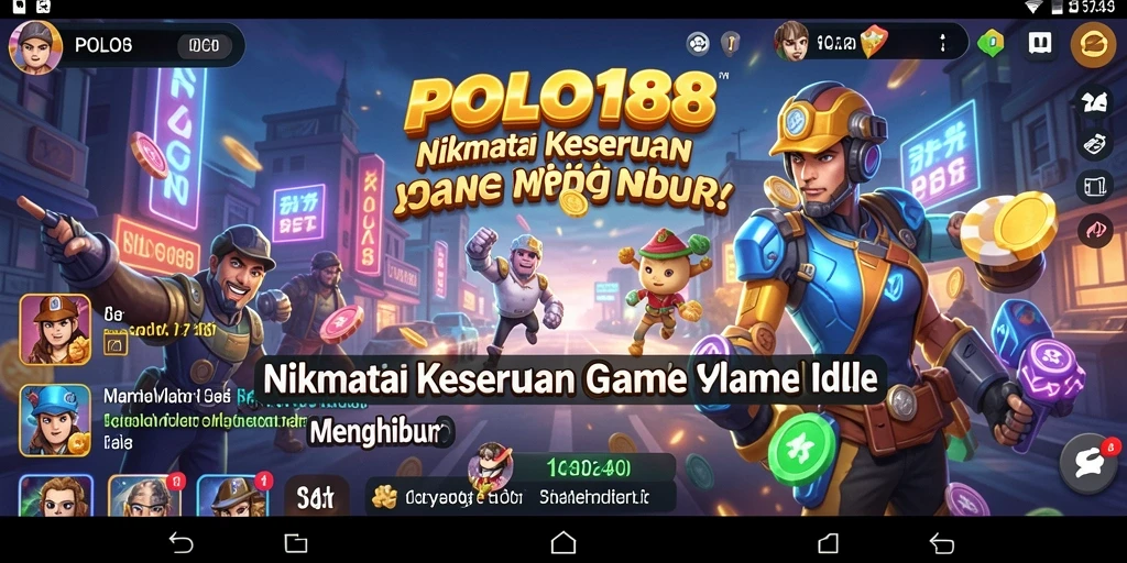 Tampilan gameplay POLO188 yang menarik dan menghibur di genre Idle.