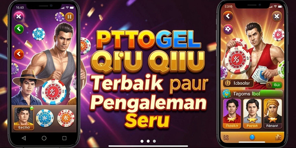 Screenshot <strong>PTTOGEL</strong> menampilkan aksi seru dalam permainan QiuQiu.
