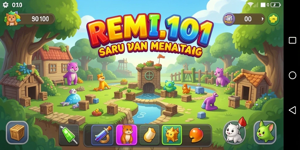 Tampilan gameplay seru dan menantang dari REMI101.