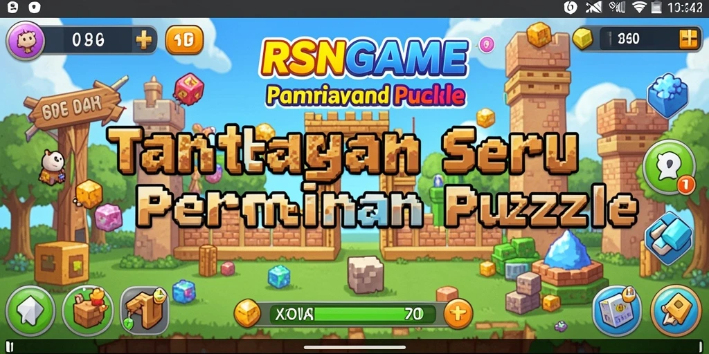 Tampilan gameplay RSNGAME yang penuh warna dan menantang.