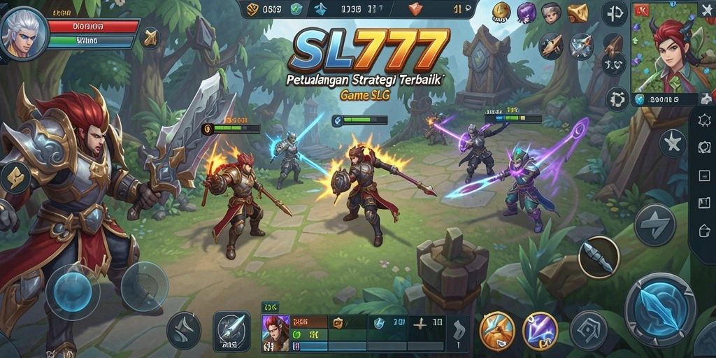 Tangkapan layar gameplay SL777 yang mendebarkan saat merencanakan strategi.