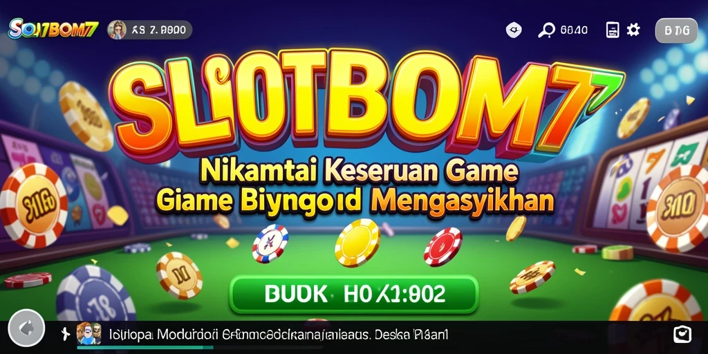Gambaran gameplay seru di aplikasi Bingo SLOTBOM77.