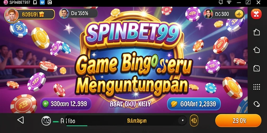 Gambar menampilkan gameplay menarik SPINBET99 dengan suasana Bingo yang ceria.