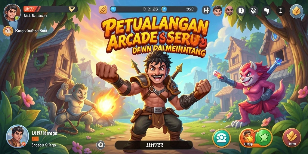 Screenshot gameplay UH77 dengan grafis menarik dan tantangan seru.